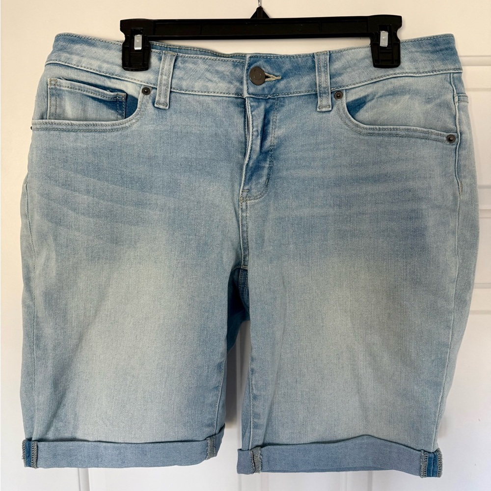 Time and Tru Light Blue Denim Shorts